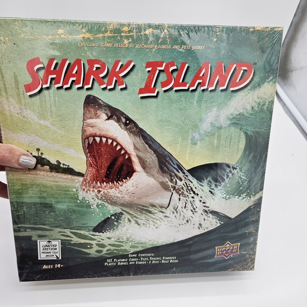SHARK ISLAND Board Game Limited Edition New Sealed 2017 Upper Deck